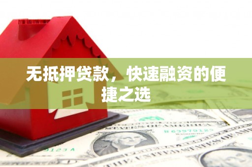 永安无抵押贷款，快速融资的便捷之选