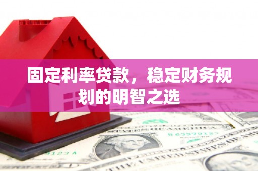 永安固定利率贷款，稳定财务规划的明智之选