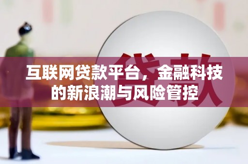 永安互联网贷款平台，金融科技的新浪潮与风险管控