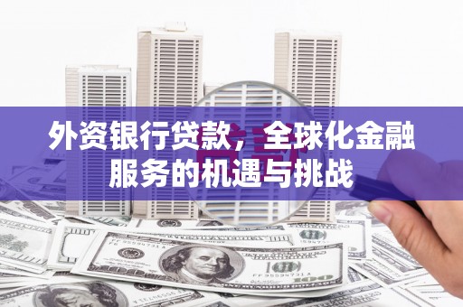 永安外资银行贷款，全球化金融服务的机遇与挑战