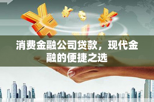 永安消费金融公司贷款，现代金融的便捷之选