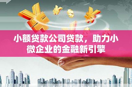 永安小额贷款公司贷款，助力小微企业的金融新引擎