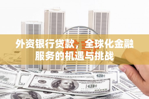 永安外资银行贷款，全球化金融服务的机遇与挑战