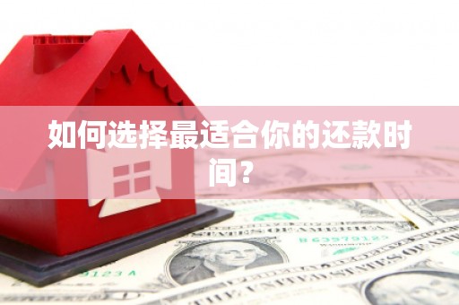 永安如何选择最适合你的还款时间？