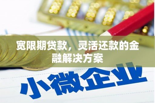永安宽限期贷款，灵活还款的金融解决方案