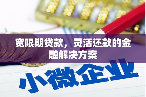 永安宽限期贷款，灵活还款的金融解决方案