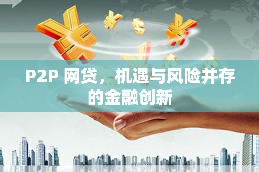永安P2P 网贷，机遇与风险并存的金融创新