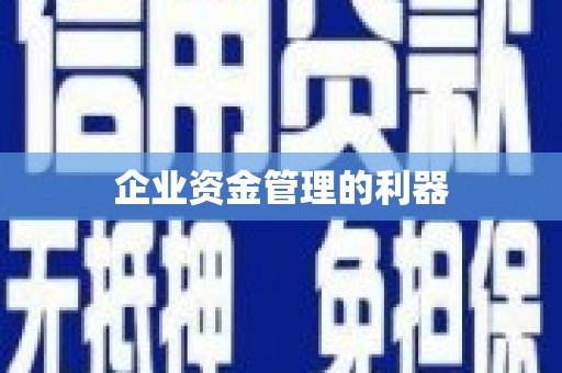 永安企业资金管理的利器